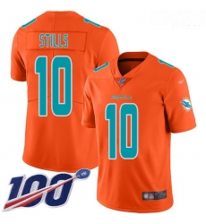Miami Dolphins 10 Kenny Stills Orange Stitched Football Limited Inverted Legend 100th Season Jersey Miami Dolphins 10 Kenny Stills Orange Stitched Football Limited Inverted Legend 100th Season Jersey