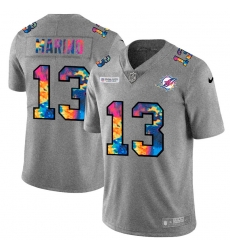 Miami Dolphins 13 Dan Marino Multi Color 2020 NFL Crucial Catch NFL jerseyGreyheather
