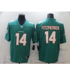 Miami Dolphins 14 Ryan Fitzpatrick Aqua Vapor Untouchable Limited Jersey