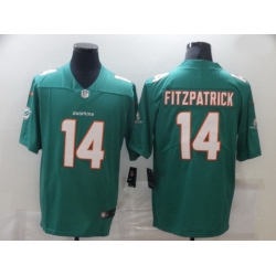 Miami Dolphins 14 Ryan Fitzpatrick Aqua Vapor Untouchable Limited Jersey