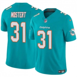 Miami Dolphins 31 Raheem Mostert Aqua 2023 F U S E Vapor Limited Stitched Football Jersey