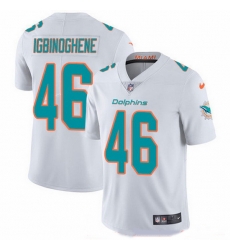 Miami Dolphins 46 Noah Igbinoghene White Stitched NFL Vapor Untouchable Limited Jersey