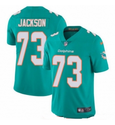 Miami Dolphins 73 Austin Jackson Aqua Green Team Color Stitched NFL Vapor Untouchable Limited Jersey