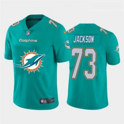 Miami Dolphins 73 Austin Jackson Aque Team Big Logo Vapor Untouchable Limited Jersey