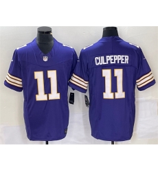 Minnesota Vikings 11 Daunte Culpepper Purple 2023 F U S E Vapor Untouchable