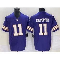 Minnesota Vikings 11 Daunte Culpepper Purple 2023 F U S E Vapor Untouchable