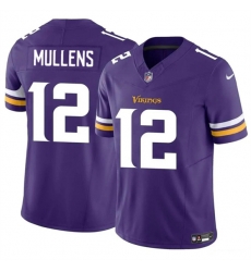 Minnesota Vikings 12 Nick Mullens Purple 2023 F U S E Vapor Untouchable Limited Stitched Jersey