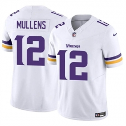 Minnesota Vikings 12 Nick Mullens White 2023 F U S E Vapor Untouchable Limited Stitched Jersey