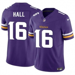 Minnesota Vikings 16 Jaren Hall Purple 2023 F U S E Vapor Untouchable Limited Stitched Jersey