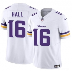 Minnesota Vikings 16 Jaren Hall White 2023 F U S E Vapor Untouchable Limited Stitched Jersey