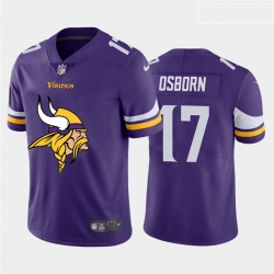 Minnesota Vikings 17 K J Osborn Purple Team Big Logo Vapor Untouchable Limited Jersey