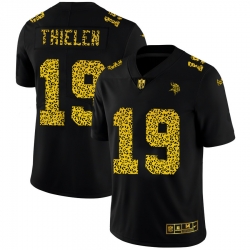 Minnesota Vikings 19 Adam Thielen Leopard Print Fashion Vapor Limited NFL jerseyBlack
