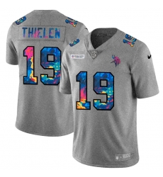 Minnesota Vikings 19 Adam Thielen Multi Color 2020 NFL Crucial Catch NFL jerseyGreyheather