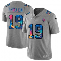 Minnesota Vikings 19 Adam Thielen Multi Color 2020 NFL Crucial Catch NFL jerseyGreyheather
