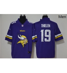 Minnesota Vikings 19 Adam Thielen Purple Vapor Untouchable Limited Jersey