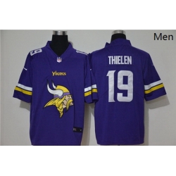 Minnesota Vikings 19 Adam Thielen Purple Vapor Untouchable Limited Jersey