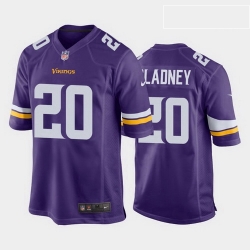 Minnesota Vikings 20 Jeff Gladney Purple Game jersey