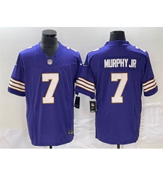 Minnesota Vikings 7 Byron Murphy Jr Purple 2023 F U S E Vapor Untouchable Limited Stitched Jersey