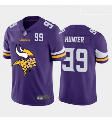 Minnesota Vikings 99 Danielle Hunter Purple Team Big Logo Number Vapor Untouchable Limited Jersey