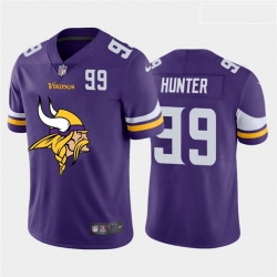 Minnesota Vikings 99 Danielle Hunter Purple Team Big Logo Number Vapor Untouchable Limited Jersey