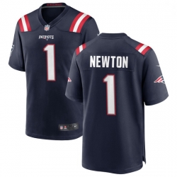 New England Patriots 1 Cam Newton Navy Vapor Rush Limited Player Jersey