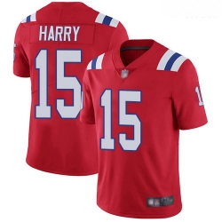 New England Patriots 15 N'Keal Harry Red Alternate Stitched Football Vapor Untouchable Limited Jersey