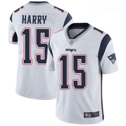 New England Patriots 15 N'Keal Harry White Stitched Football Vapor Untouchable Limited Jersey