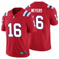New England Patriots 16 Jakobi Myers Red Vapor Untouchable Limited Jersey