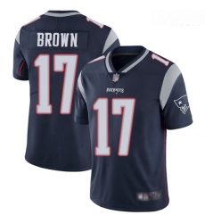 New England Patriots 17 Antonio Brown Navy Blue Team Color Stitched Football Vapor Untouchable Limited Jersey