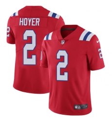 New England Patriots 2 Brian Hoyer Red Alternate Stitched NFL Vapor Untouchable Limited Jersey New England Patriots 2 Brian Hoyer Red Alternate Stitched NFL Vapor Untouchable Limited Jersey