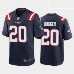 New England Patriots 20 Kyle Dugger Navy Game jersey