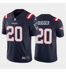 New England Patriots 20 Kyle Dugger Navy Vapor Limited jersey