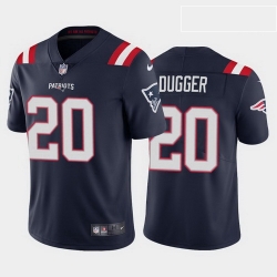 New England Patriots 20 Kyle Dugger Navy Vapor Limited jersey