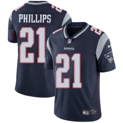New England Patriots 21 Adrian Phillips Navy Blue Team Color Stitched NFL Vapor Untouchable Limited Jersey