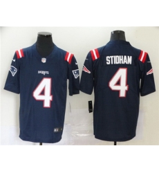 New England Patriots 4 Jarrett Stidham Navy 2020 New Vapor Untouchable Limited Jersey