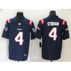 New England Patriots 4 Jarrett Stidham Navy 2020 New Vapor Untouchable Limited Jersey