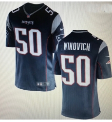 New England Patriots 50 Chase Winovich Navy Vapor Limited Jersey