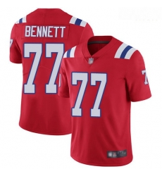 New England Patriots 77 Michael Bennett Red Alternate Stitched Football Vapor Untouchable Limited Jersey