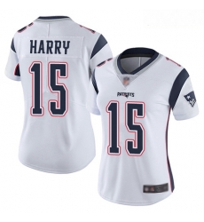 Women's New England Patriots #15 N'Keal Harry White Stitched Football Vapor Untouchable Limited Jersey