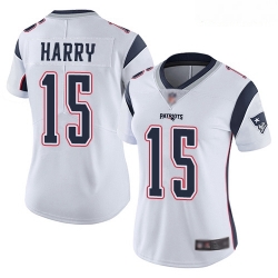 Women's New England Patriots #15 N'Keal Harry White Stitched Football Vapor Untouchable Limited Jersey