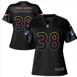 Women's New England Patriots 38 Brandon Bolden Limited Jersey