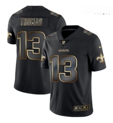 New Orleans Saints 13 Michael Thomas Black Gold Vapor Untouchable Limited Jersey