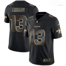 New Orleans Saints 13 Michael Thomas Black Gold Vapor Untouchable Limited Jersey