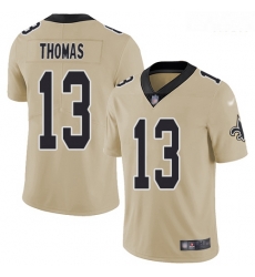 New Orleans Saints 13 Michael Thomas Gold Stitched Football Limited Inverted Legend Jersey