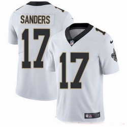 New Orleans Saints 17 Emmanuel Sanders White Stitched NFL Vapor Untouchable Limited Jersey