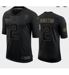 New Orleans Saints #2 Jameis Winston 2020 Salute To Service Jersey