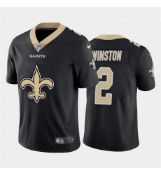 New Orleans Saints 2 Jameis Winston Black Team Big Logo Vapor Untouchable Limited Jersey New Orleans Saints 2 Jameis Winston Black Team Big Logo Vapor Untouchable Limited Jersey