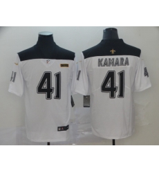 New Orleans Saints 41 Alvin Kamara White City Edition Vapor Untouchable Limited Jersey