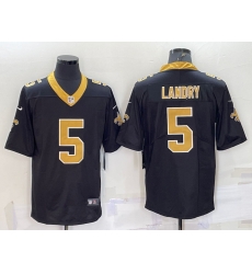 New Orleans Saints 5 Jarvis Landry Black Vapor Untouchable Limited Jersey