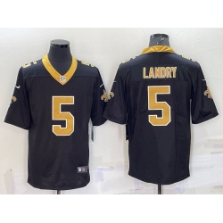 New Orleans Saints 5 Jarvis Landry Black Vapor Untouchable Limited Jersey